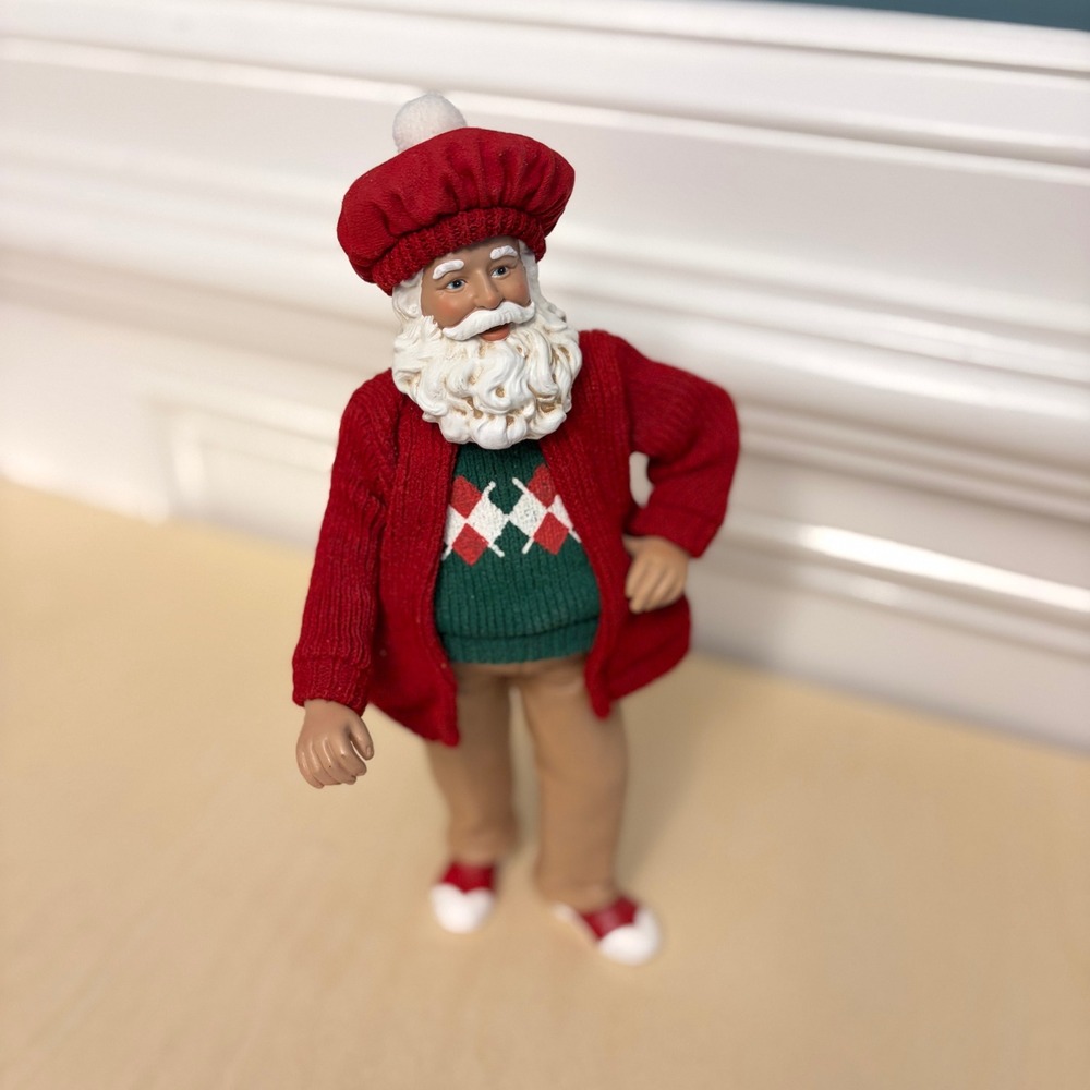 Nicks Nook Possible Dreams Christmas Swing Santa 4213 Holiday Decor READ